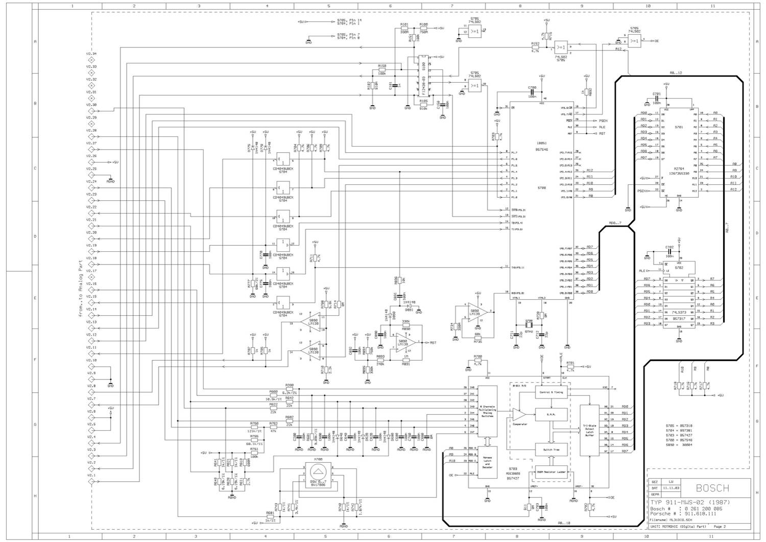 DME Wiring Diagram - Normally Aspirated 944